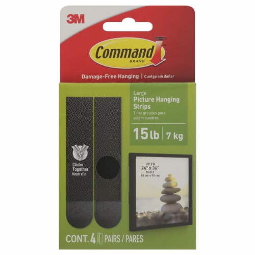 Command CMND 4-CT PICTURE HANGING STRPS at