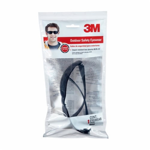 3M Anti-Scratch Safety Eyewear - Gray Perspective: front