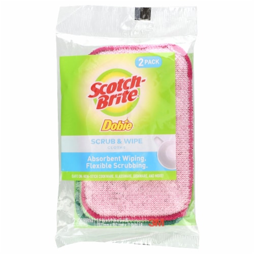 Scotch-Brite® Dobie™ Scrub and Wipe Cloths Perspective: front