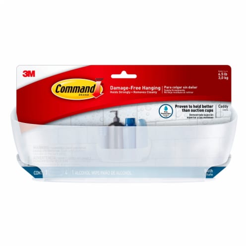 3M Command Damage-Free Hanging Bathroom Corner Caddy 3kg