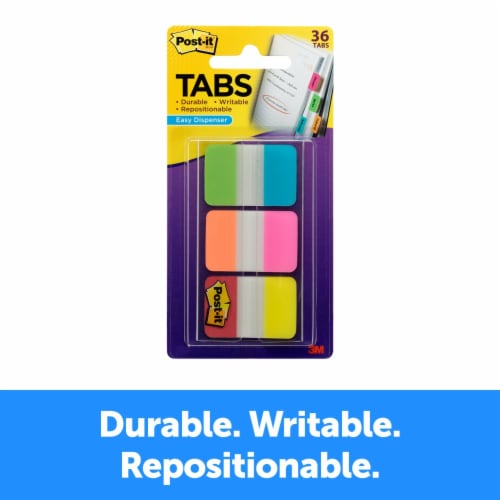 Post-it® Easy Dispenser Tabs - Multi-Color Perspective: front