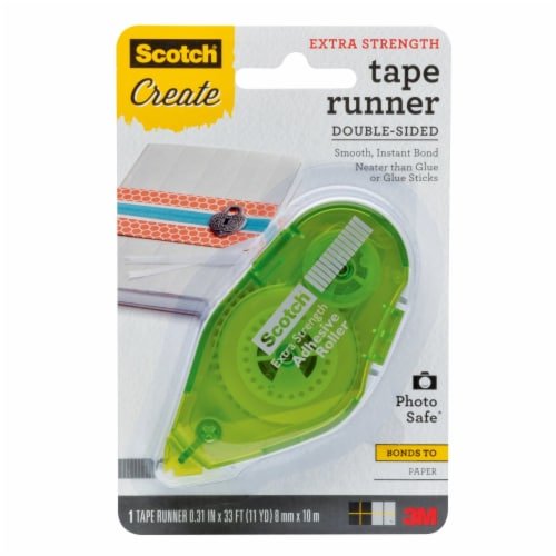 Scotch® Extra Strength Double-Sided Tape Runner Perspective: front