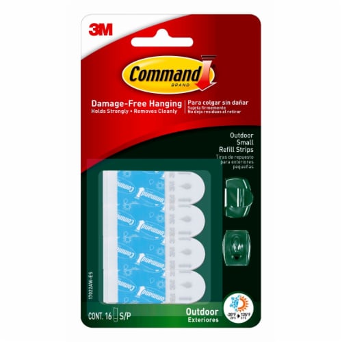 3M Command® Outdoor Small Foam Refill Strips Perspective: front