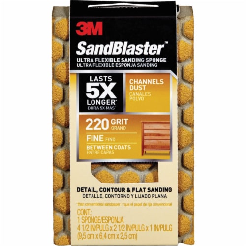 Sandblaster Fine Sanding Sponge Perspective: front