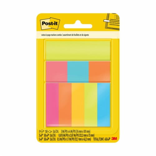 Post-it® Notes and Page Markers Set - Assorted Perspective: front