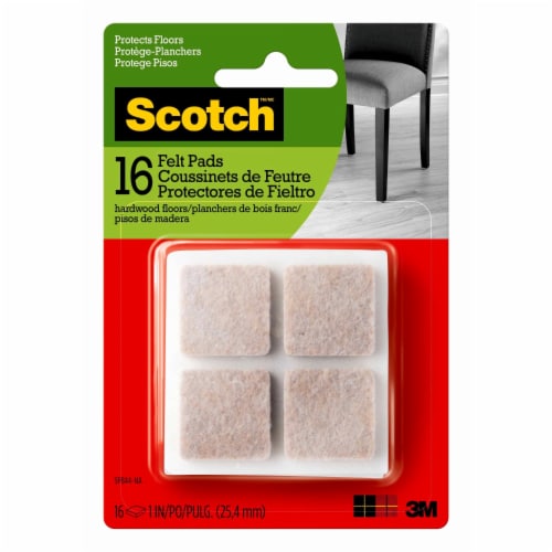 Square felt pads top for chairs