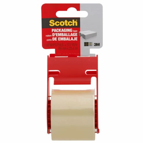 Scotch® Clear Packaging Tape Perspective: front