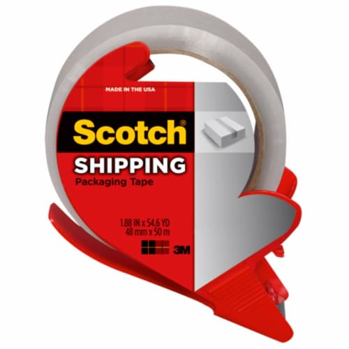 Scotch® Shipping Packaging Tape - Clear Perspective: front