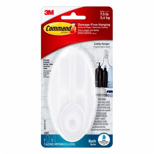 Command Designer Hooks, Medium, White, 18-Hooks 24-Strips - Invastor