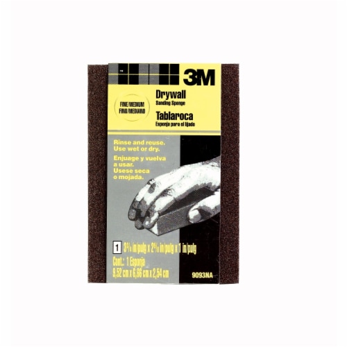 3M Fine/Medium Drywall Sanding Sponge Perspective: front