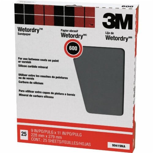 3m 600 discount grit sandpaper