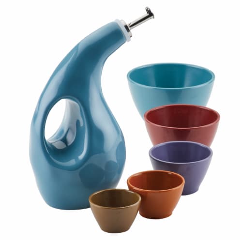 Rachael Ray Cucina EVOO Bottle and Measuring Cup Set Perspective: front