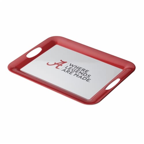 College Kitchen Collection 47678 University of Alabama Serve Serving Score Party Platter, 16 Perspective: front