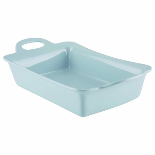 Rachael Ray 47860 9 x 13 in. Ceramics Rectangular Baker, Burgundy Perspective: front