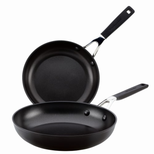 KitchenAid Twin Value Pack 8.25 Inch & 10 Inch Frying Pans Perspective: front