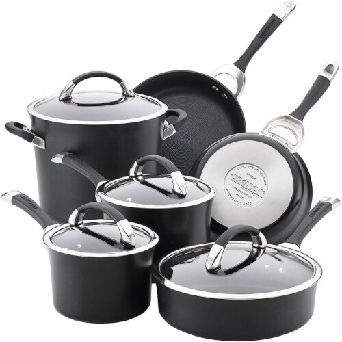 Circulon 87526 Dishwasher Safe Nonstick 10-Piece Pots and Pans Set