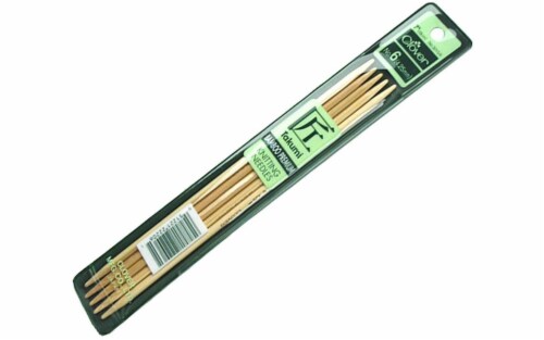 Clover Takumi Bamboo Premium No. 6 Knitting Needles Perspective: front
