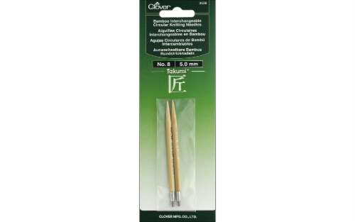 Takumi Bamboo Interchangeable Circular Knitting Needles-Size 8/5mm