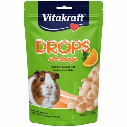 Vitakraft Guinea Pig Drops with Orange Perspective: front