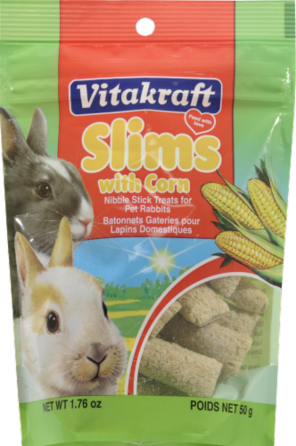 Vitakraft Rabbit Slims with Corn Perspective: front