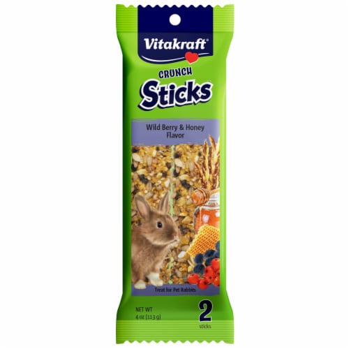 Vitakraft® Wild Berry & Honey Flavor Crunch Sticks™ Perspective: front