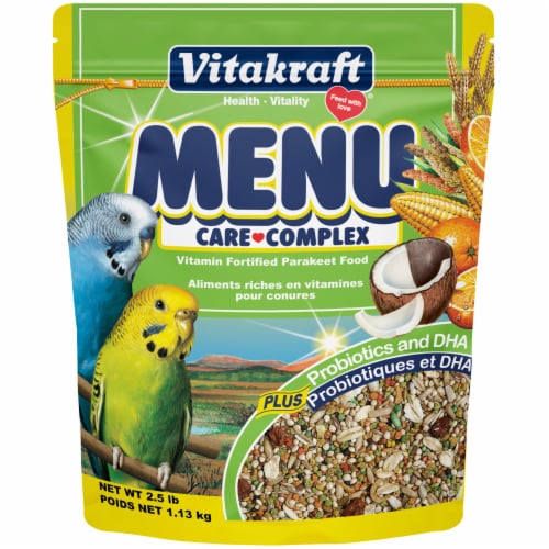Vitakraft® Vitamin Fortified Parakeet Food Perspective: front
