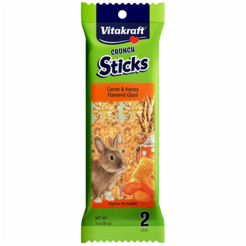 Vitakraft® Carrot & Honey Flavored Glaze Crunch Sticks Perspective: front