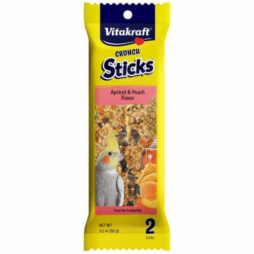Vitakraft® Sun Seed Apricot & Peach Crunch Sticks for Cockatiles Perspective: front