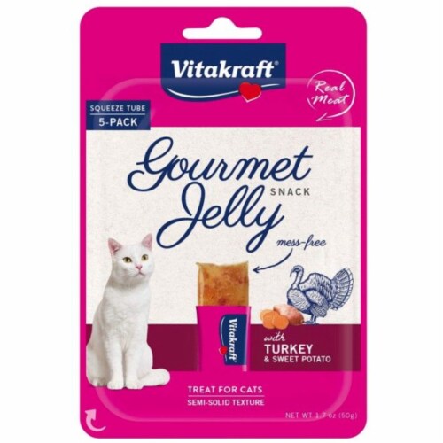 Vitakraft Gourmet Jelly Cat Treat With Turkey And Sweet Potato 1 Foods Co