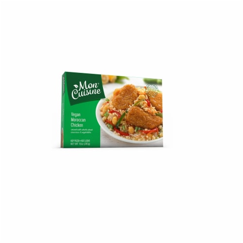 Mon Cuisine® Vegan Moroccan Chicken with Whole Wheat Couscous and Vegetables Perspective: front