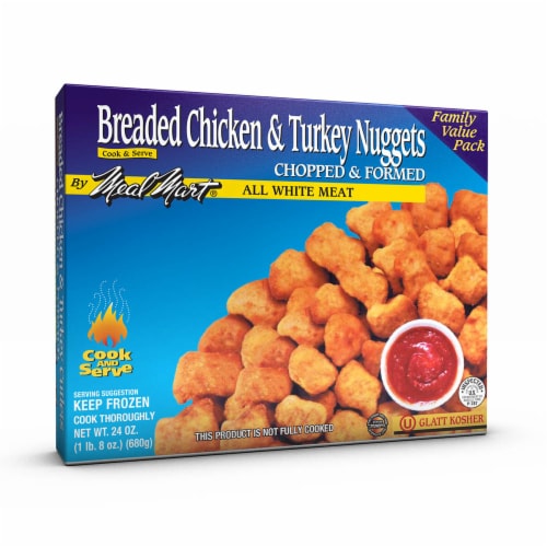 Meal Mart® Breaded Chicken & Turkey Nuggets Family Pack Perspective: front