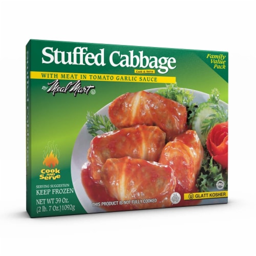 Meal Mart® Stuffed Cabbage with Meat in Tomato Garlic Sauce Family Value Pack Frozen Meal Perspective: front