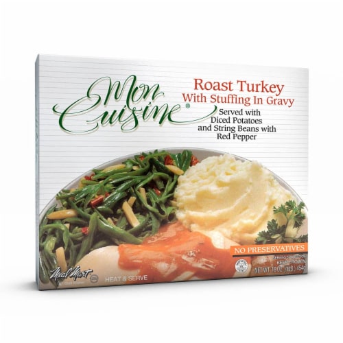 Mon Cuisine® Roast Turkey With Stuffing In Gravy Perspective: front