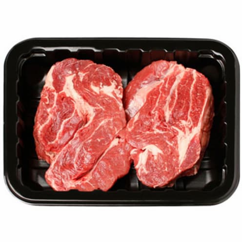 Kosher Boneless Chuck Steak Perspective: front