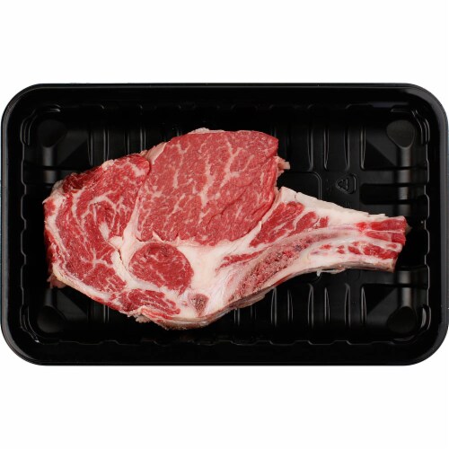Meal Mart Kosher Bone-In Ribeye Steak Perspective: front