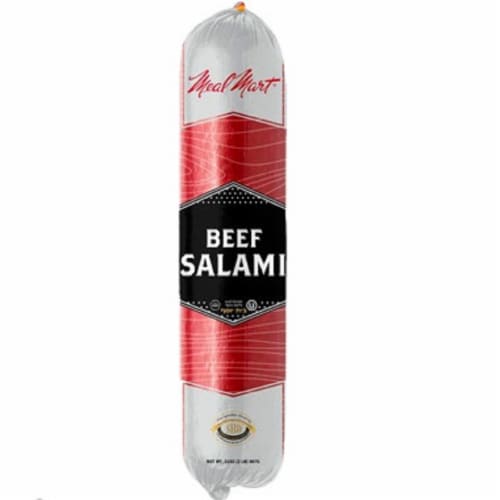 Meal Mart Beef Salami Perspective: front