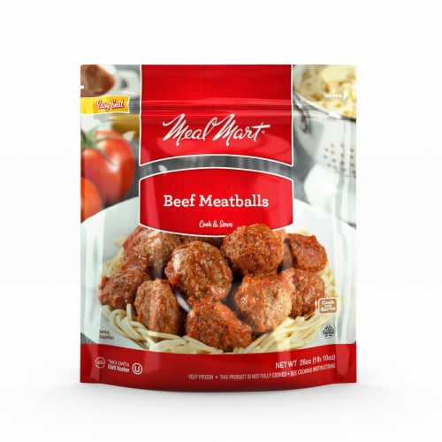 Meal Mart Beef Kosher Meatballs Perspective: front