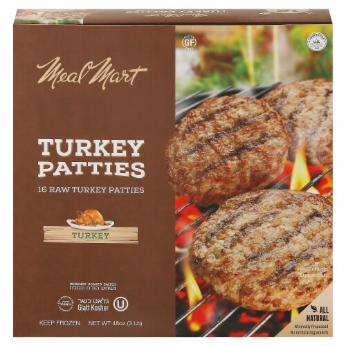 Meal Mart Turkey Patties Perspective: front