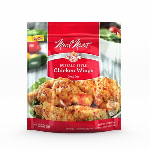 Buffalo Style Kosher Chicken Wings - Hot Perspective: front