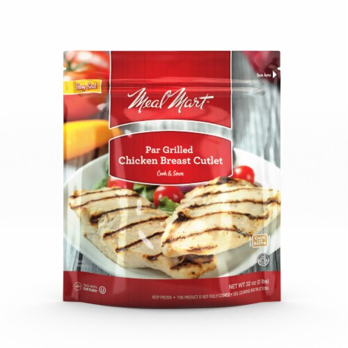Meal Mart Par Griled Chicken Breats Cutlet Perspective: front