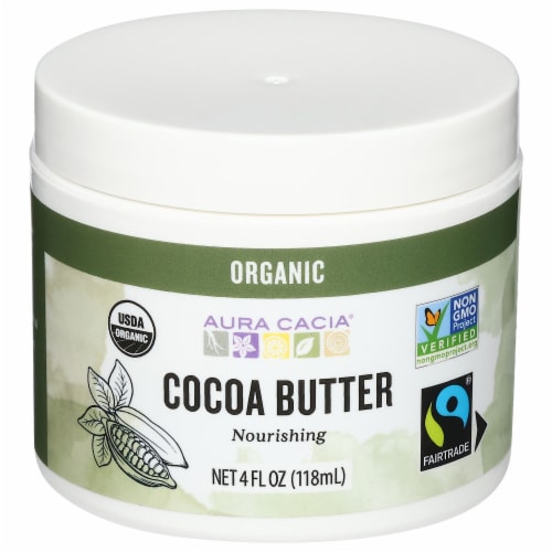 Aura Cacia Organic Cocoa Butter Perspective: front
