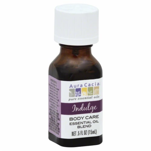 Aura Cacia Indulge Essential Oil Blend Perspective: front