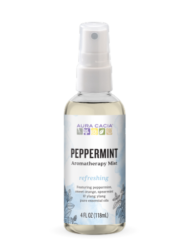 Aura Cacia Peppermint Harvest Aromatherapy Mist Perspective: front