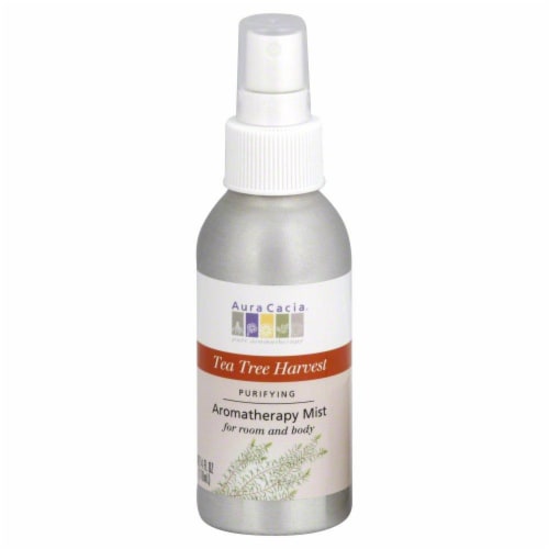 Aura Cacia Tea Tree Harvest Mist Perspective: front