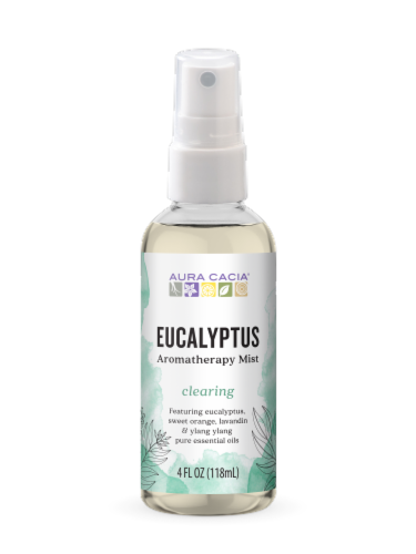 Aura Cacia Eucalyptus Harvest Aromatherapy Mist Perspective: front