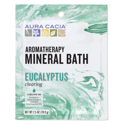 Aura Cacia Purifying Eucalyptus Mineral Bath Perspective: front