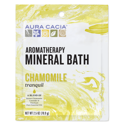 Aura Cacia Tranquility Chamomile Mineral Bath Perspective: front