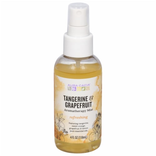 Aura Cacia Tangerine & Grapefruit Aromatherapy Mist Perspective: front