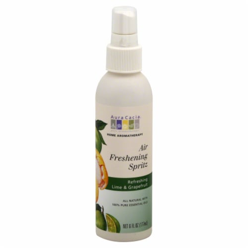 Aura Cacia Lime & Grapefruit Air Freshening Spritz Perspective: front