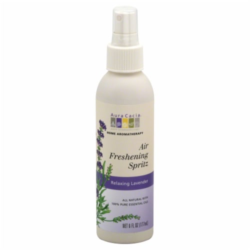 Aura Cacia Lavender Air Freshening Spritz Perspective: front